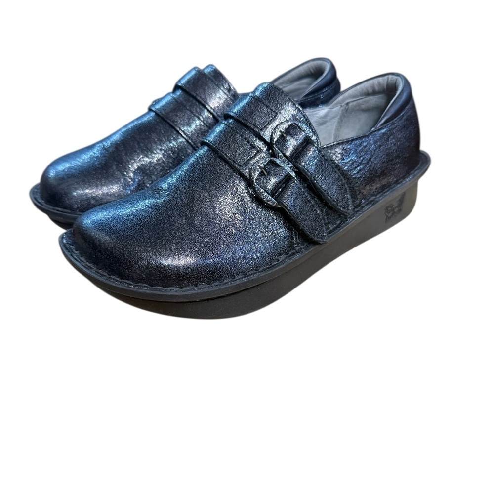 Alegria Alli 449 Black Metallic Starlit Slip-On Clogs Size 36 / Women’s 6 - 6.5